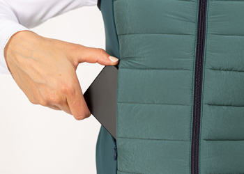 Zipped side pockets